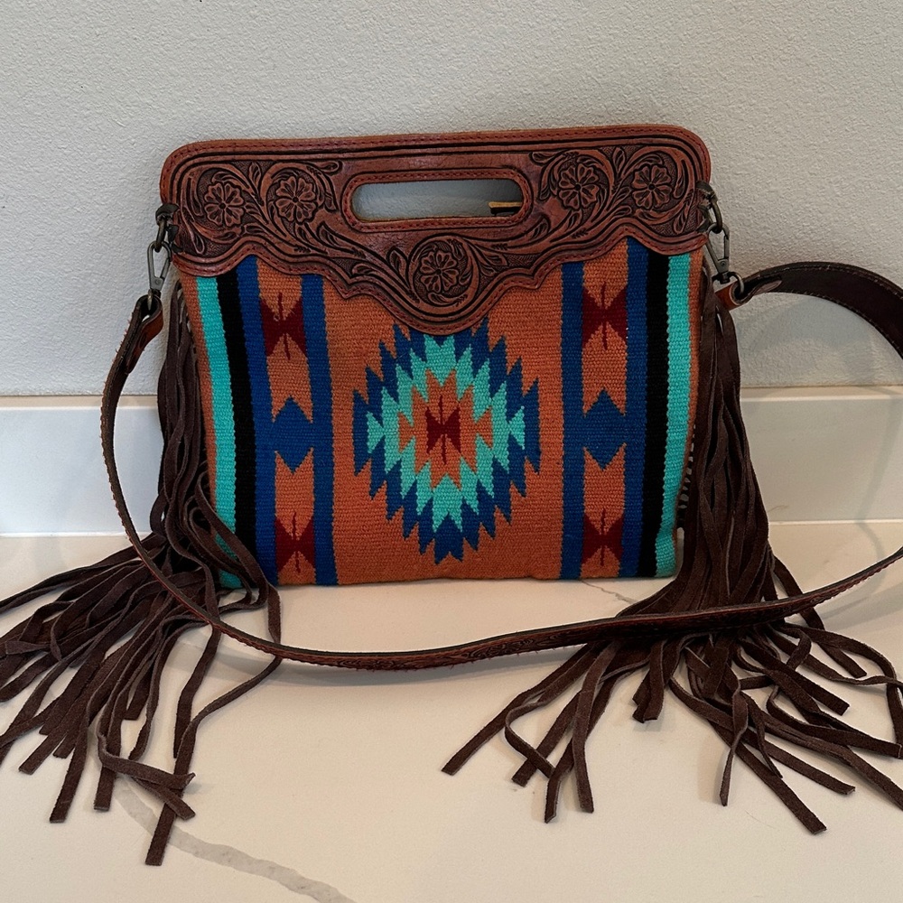 American Darling Genuine Leather Crossbody Bag